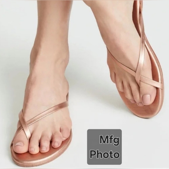 TKEES Shoes - Tkees Riley Metallics, Rose Gold, Womens 10